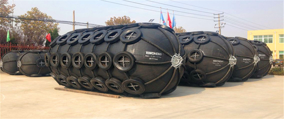 Défenses pneumatiques marines 3.3x6.5m en caoutchouc naturel, modèle Yokohama