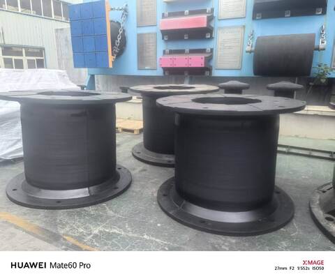 25°C à 80°C Fenders en caoutchouc cellulaire personnalisables Noir Durable Marine Dock Bumpers Conçu pour une absorption efficace des chocs
