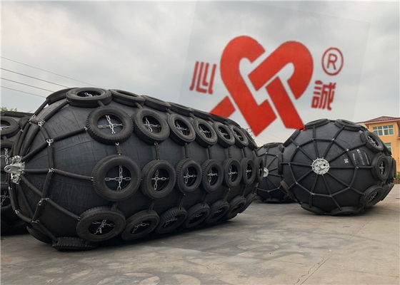 amortisseurs en caoutchouc pneumatiques du dock 50type avec la chaîne d'Annd de pneus