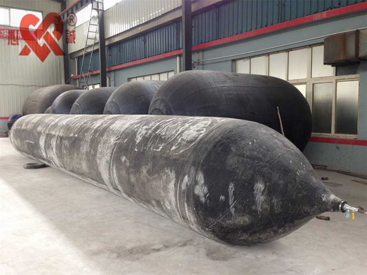 Airbag de lancement sous pression de roulement à double bras unique pour le lancement de navires
