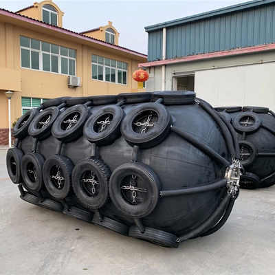 0.05Mpa/0.08Mpa Pression initiale Yokohama Fendeur de marine Parties de marine en caoutchouc cylindrique