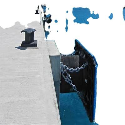 Fender maritime avec installation souple à boulons ou soudures ISO 9001