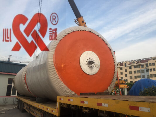 Période de 24 mois Fenders remplis de mousse D3.0m X L5.0m Déflexion 60% Solution de protection durable du quai maritime