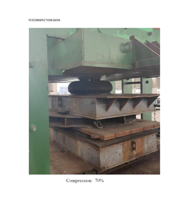 Excellents défenses coniques en caoutchouc à résistance aux chocs, amortisseur industriel d'amarrage, avec format de dessin PDF pour installations portuaires