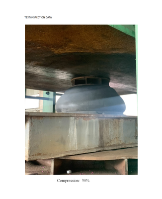 Excellents défenses coniques en caoutchouc à résistance aux chocs, amortisseur industriel d'amarrage, avec format de dessin PDF pour installations portuaires
