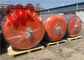 Grande absorption ronde de haute énergie d'amortisseurs de bateau d'amortisseurs remplis de mousse oranges de couleur
