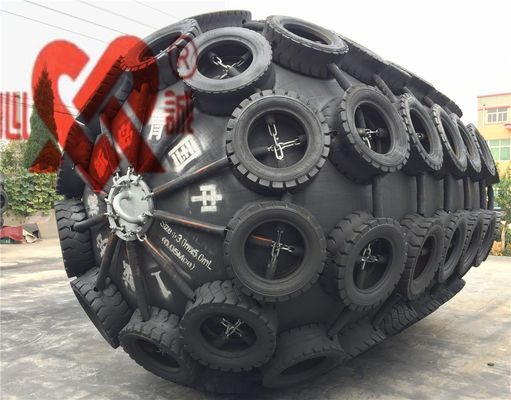 Défenses pneumatiques marines 3.3x6.5m type Yokohama en caoutchouc naturel